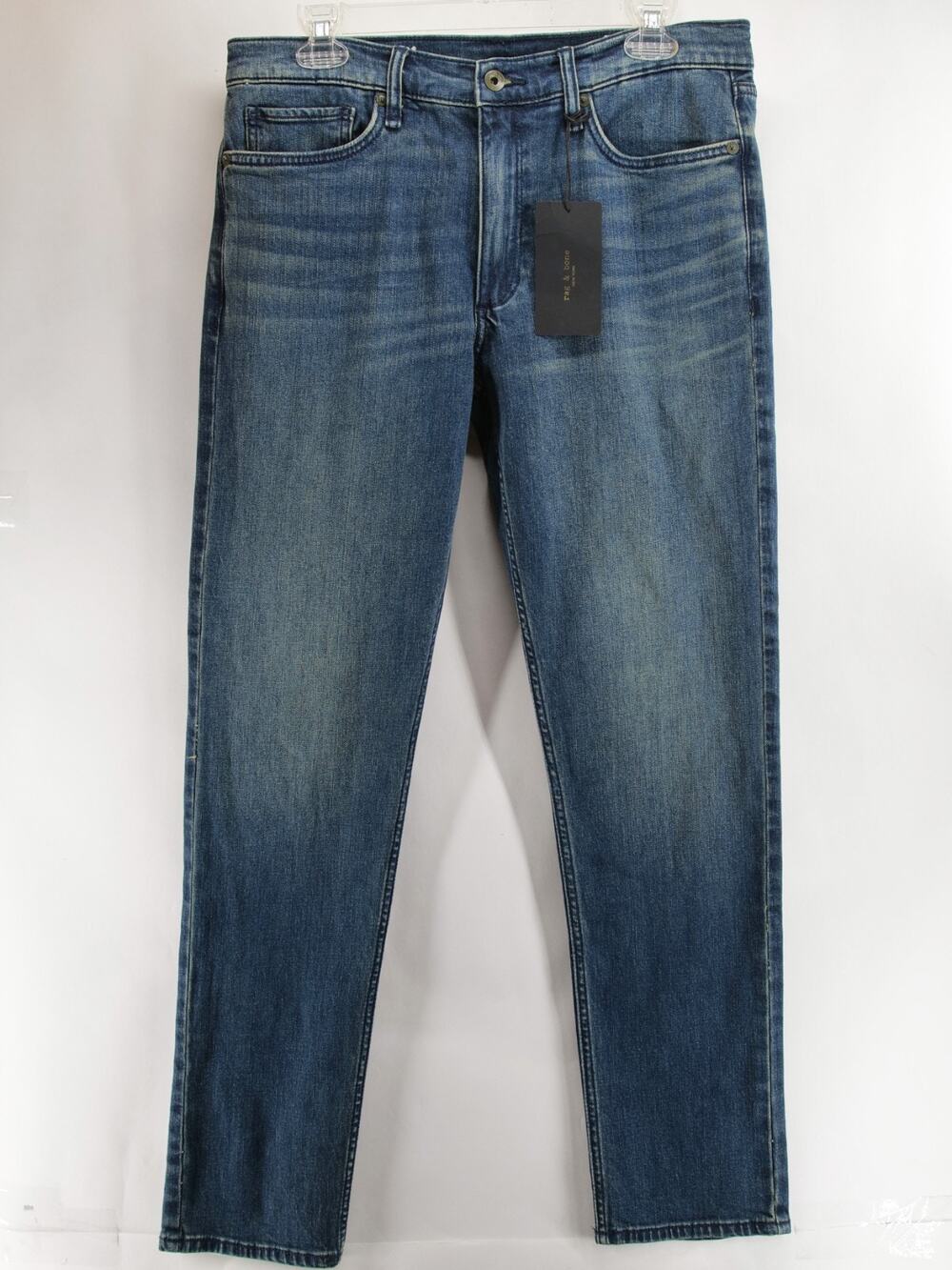 rag & bone NWT Fit 2 Slim Jeans Mens 32x32 Quincy Blue Denim RB2 Skinny Casual